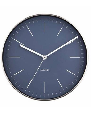 Karlsson 5732BL dizajnové nástenné hodiny, pr. 28 cm