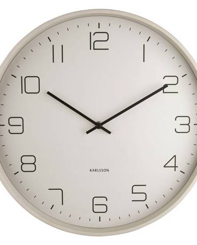 Karlsson 5751WG dizajnové nástenné hodiny, pr. 40 cm