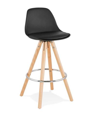 Čierna barová stolička Kokoon Anau, výška 64 cm