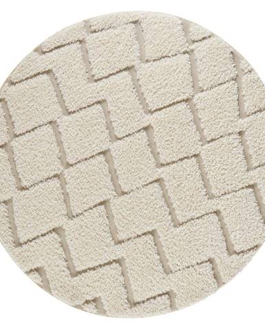 Krémovobiely koberec Mint Rugs Handira, ⌀ 160 cm