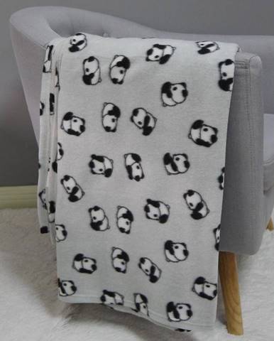 Fleecová deka Panda 130x170