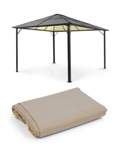 Blumfeldt Pantheon Solid Sky Ambient Solar, pavilón, 3 × 4 m, solárne osvetlenie