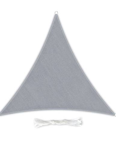 Blumfeldt Trojuholníková slnečná clona, 3 × 3 × 3 m, s upevňovacími krúžkami, polyester, priedušná
