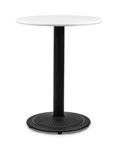 Blumfeldt Patras Pearl, bistro stolík, secesný štýl, mramor, Ø 60 cm, výška 75 cm, liatina
