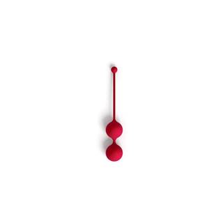 Červené dizajnové venušine guľôčky Whoop.de.doo, 65 g