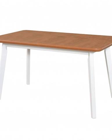 Jedálenský stôl NORWEG 7 dub/biela
