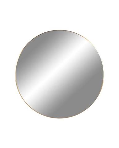 Nástenné zrkadlo s rámom v zlatej farbe HoNordic Jersey, ø 40 cm