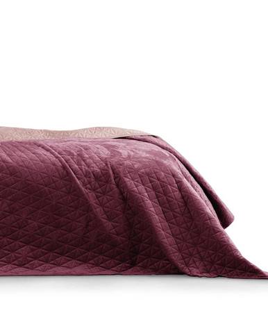 Fialovo-ružový pléd cez posteľ AmeliaHome Laila Mauve, 220 x 240 cm
