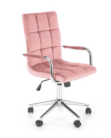 Gonzo 4 kancelárska stolička ružová (Velvet)