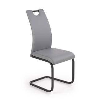 K371 jedálenská stolička sivá