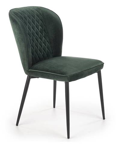 K399 jedálenská stolička tmavozelená