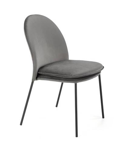 K443 jedálenská stolička sivá