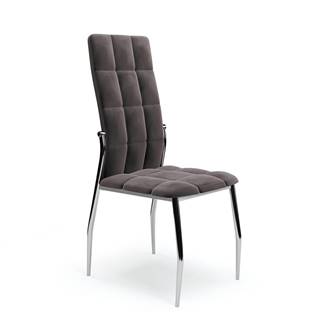 K416 jedálenská stolička tmavosivá (Velvet)