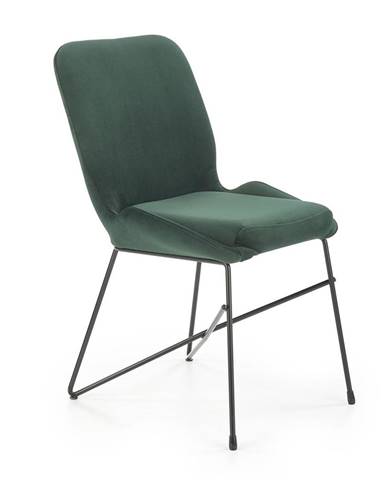 K454 jedálenská stolička tmavozelená