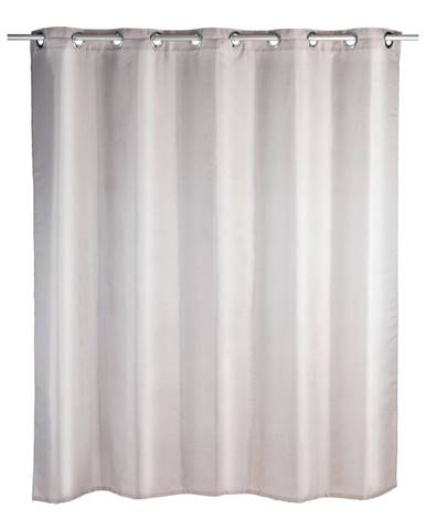 Sivobéžový sprchový záves Wenko Comfort Flex, 180 × 200 cm