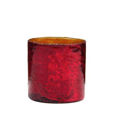DELIGHT Sklenený votívny svietnik 8 cm - červená