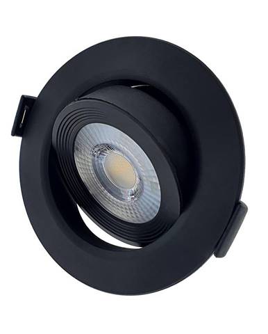 Bodové svietidlo TR 424 7W čierny mat okrúhly