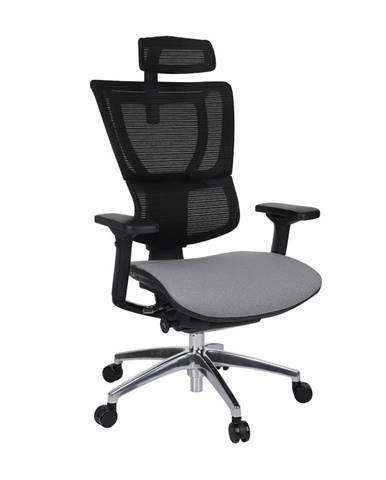 Iko Color B kancelárska stolička s podrúčkami tmavosivá