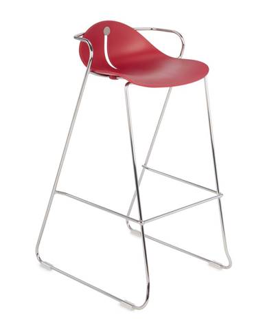 Mineta Hoker 78 barová stolička červená