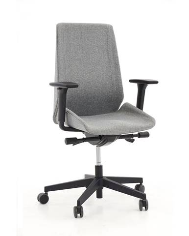 Munos B kancelárska stolička s podrúčkami sivá