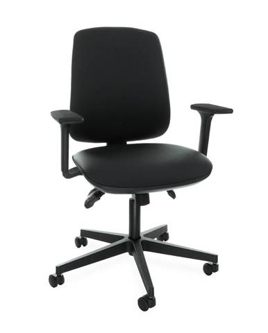 Sean 3D kancelárska stolička s podrúčkami čierna (Valencia 01)
