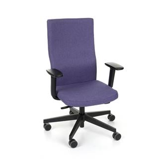 Timi Plus kancelárska stolička s podrúčkami fialová