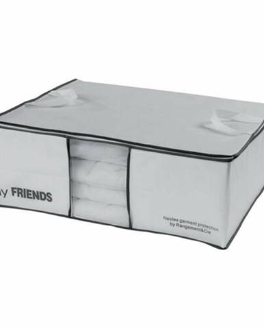 Compactor Úložný box na 2 periny Compactor "My Friends " 58,5 x 68,5 x 25,5 cm, biely polypropylén