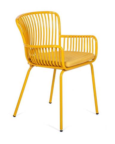 Súprava 2 žltých záhradných stoličiek Bonami Selection Elia