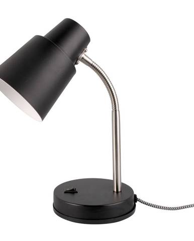 Čierna stolová lampa Leitmotiv Scope, výška 30 cm