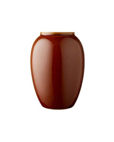 Oranžová kameninová váza Bitz Pottery