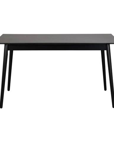 Čierny jedálenský stôl Rowico Lotta, 140 x 90 cm
