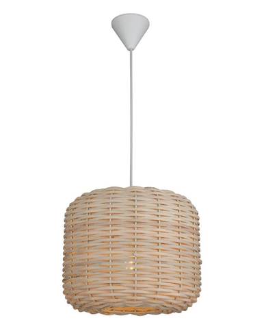 Závesné svietidlo s bambusovým tienidlom Homemania Decor Bamboo, ø 30 cm