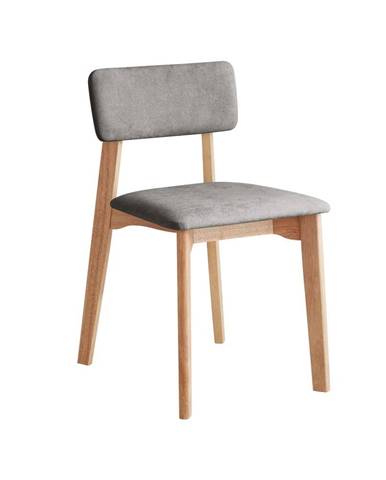 Kancelárská stolička so svetlosivým textilným čalúnením, DEEP Furniture Max