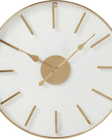 Nástenné hodiny v ružovozlatej farbe Kare Design, ⌀ 46 cm