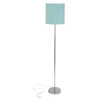 Svetlotyrkysová stojacia lampa Versa Aquamarina, výška 148 cm