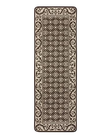 Hnedý kuchynský behúň Hanse Home Weave Romb, 70 x 180 cm