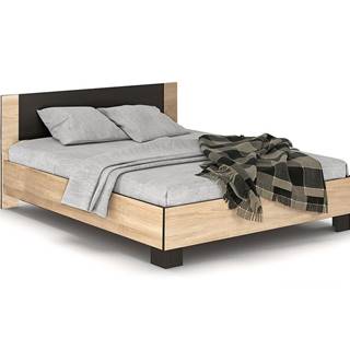 Verify LB-160 manželská posteľ s roštom 160x200 cm dub sonoma