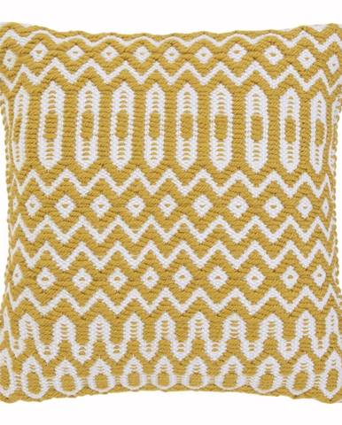Žltý vonkajší vankúš Asiatic Carpets Halsey, 45 x 45 cm