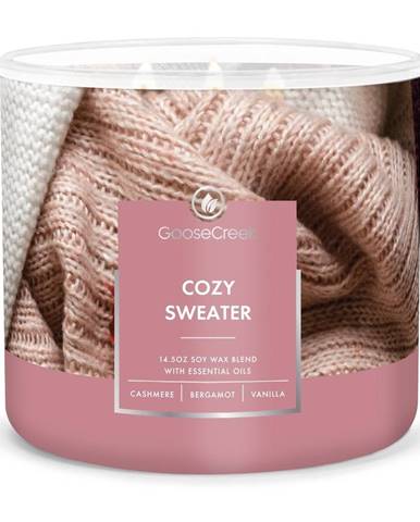 Vonná sviečka Goose Creek Cozy Sweater, doba horenia 35 h