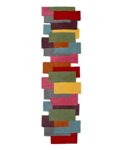 Vlnený behúň Flair Rugs Collage, 66 x 300 cm