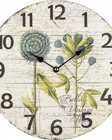 Nástenné hodiny Bella vintage home, 30 cm