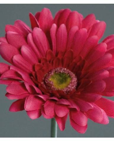 Umelá kvetina Gerbera 56 cm, fuchsiová