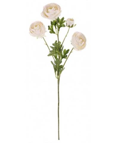Umelá kvetina Pivonka 70 cm, krémová