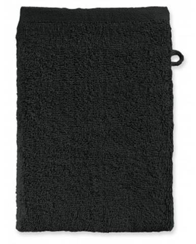 Žinka na umývanie California 15x21 cm, čierne froté