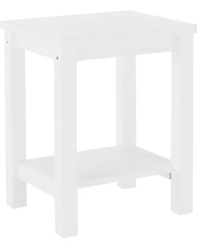 Nočný stolík masív/biela FOSIL R1 rozbalený tovar