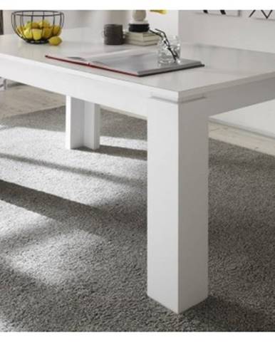 Jedálenský stôl Universal 160x90 cm, biely