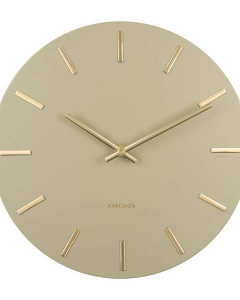 Karlsson Karlsson 5821OG dizajnové nástenné hodiny, pr. 30 cm