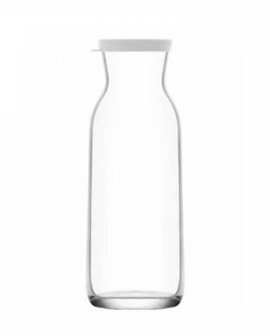 Fľaša-karafa 700ml FONTE so silikónovým vekom, sklo číre