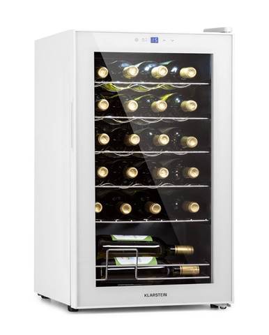 Klarstein Shiraz 24 Uno Chladnička na víno 63 litrov 24 fliaš Dotykový ovládací panel 5-18 °C