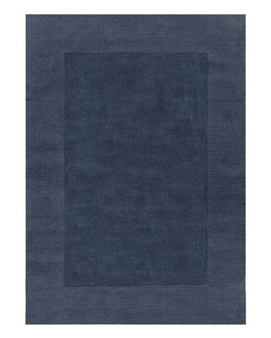 Tmavomodrý vlnený koberec Flair Rugs Siena, 120 x 170 cm